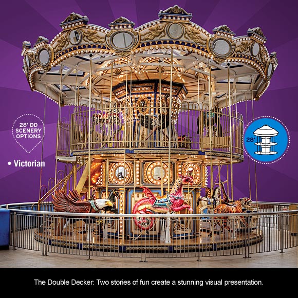 Chance Rides 28ft Double Decker Carousel