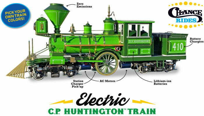Chance Rides Electric CP Huntington Train