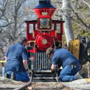 Topeka, Kansas Gage Park Electric C.P. Huntington Train